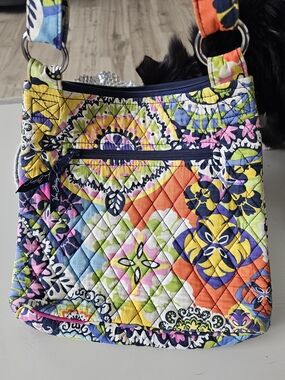 Vera Bradley Quilted Crossbody Bag In Rio Pattern